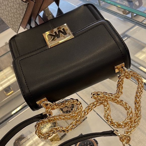 MICHAEL KORS SONIA SMALL SHOULDER XBODY BLACK COLOR - Picture 8 of 16